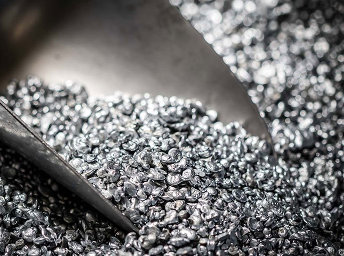 Grains of argentium 940 silver