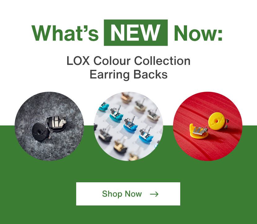 NEW LOX Earring Back Colour Collection