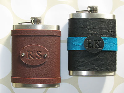 Create a Hip Flask Cover using Fimo Leather Effect