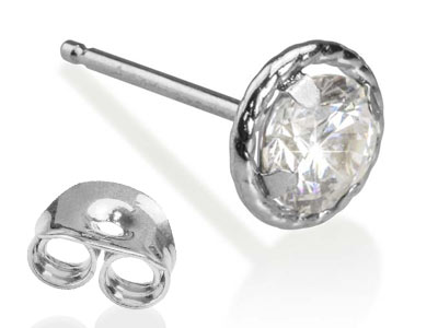 18ct White Halo Settings