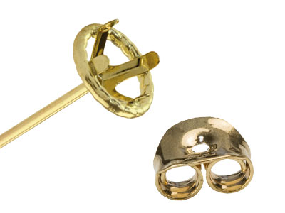 9ct Yellow Halo Settings