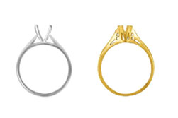 Single Stone Set Rings