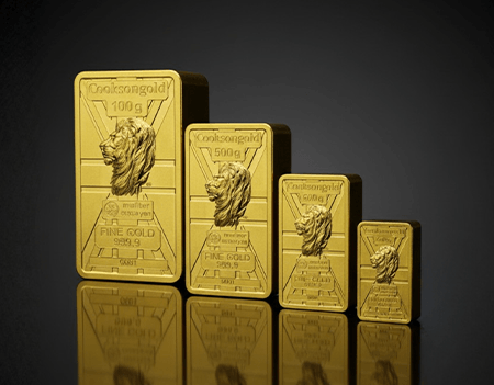 20g Lion’s Head Gold Bar